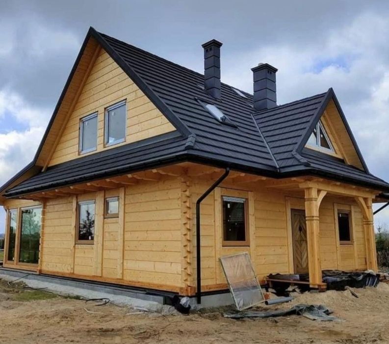 Cabane din lemn masiv