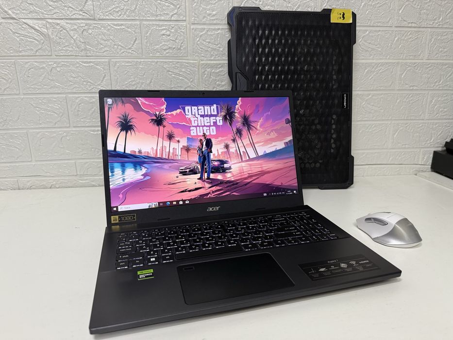 Игровой Acer Aspire 7 RTX 3050/i5-12450H/16GB/SSD1000GB/SSD512GB