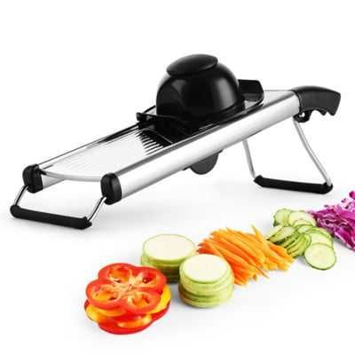 Ръчно ренде за зеленчуци Mandoline Dial Slicer кухненско ренде стомана