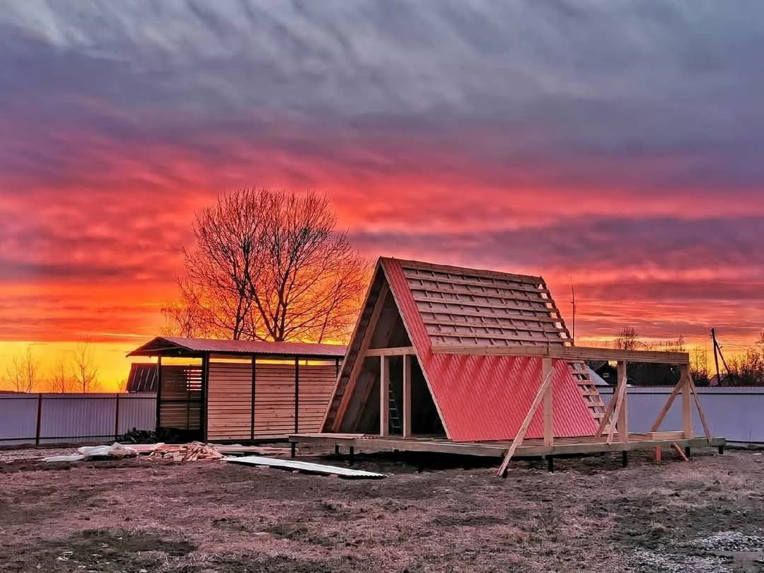 Producător, cabane tip A-Frame, case din lemn, foișoare gradina