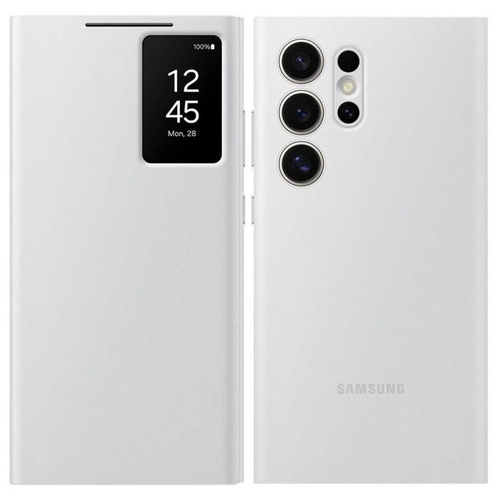 Husa Samsung S24 Ultra Smart View / Leather Case piele S24 Ultra