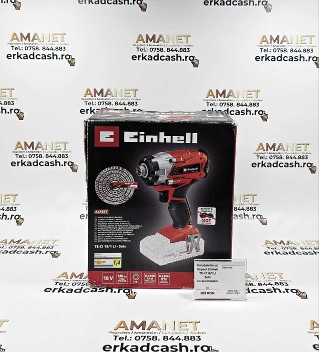 Filetanta Einhell TE-CI 18/1 -ERKAD CASH AMANET Galati-