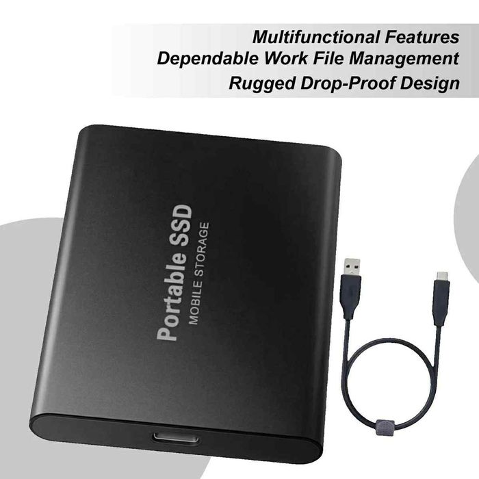 Външен SSD диск 500GB USB 3.1 Type-C (M.2 SHL-R320)