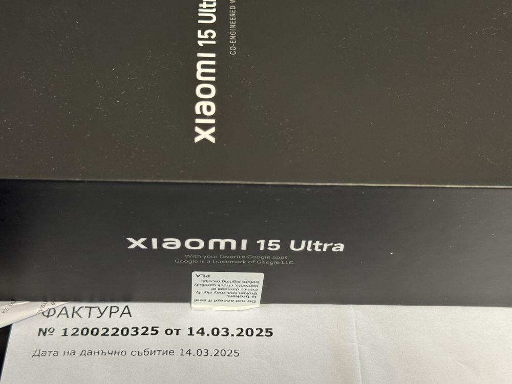 КАТО НОВ 512GB Xiaomi 15 ultra 16GB VIVACOM Гаранция 2г. SILVER CHROME