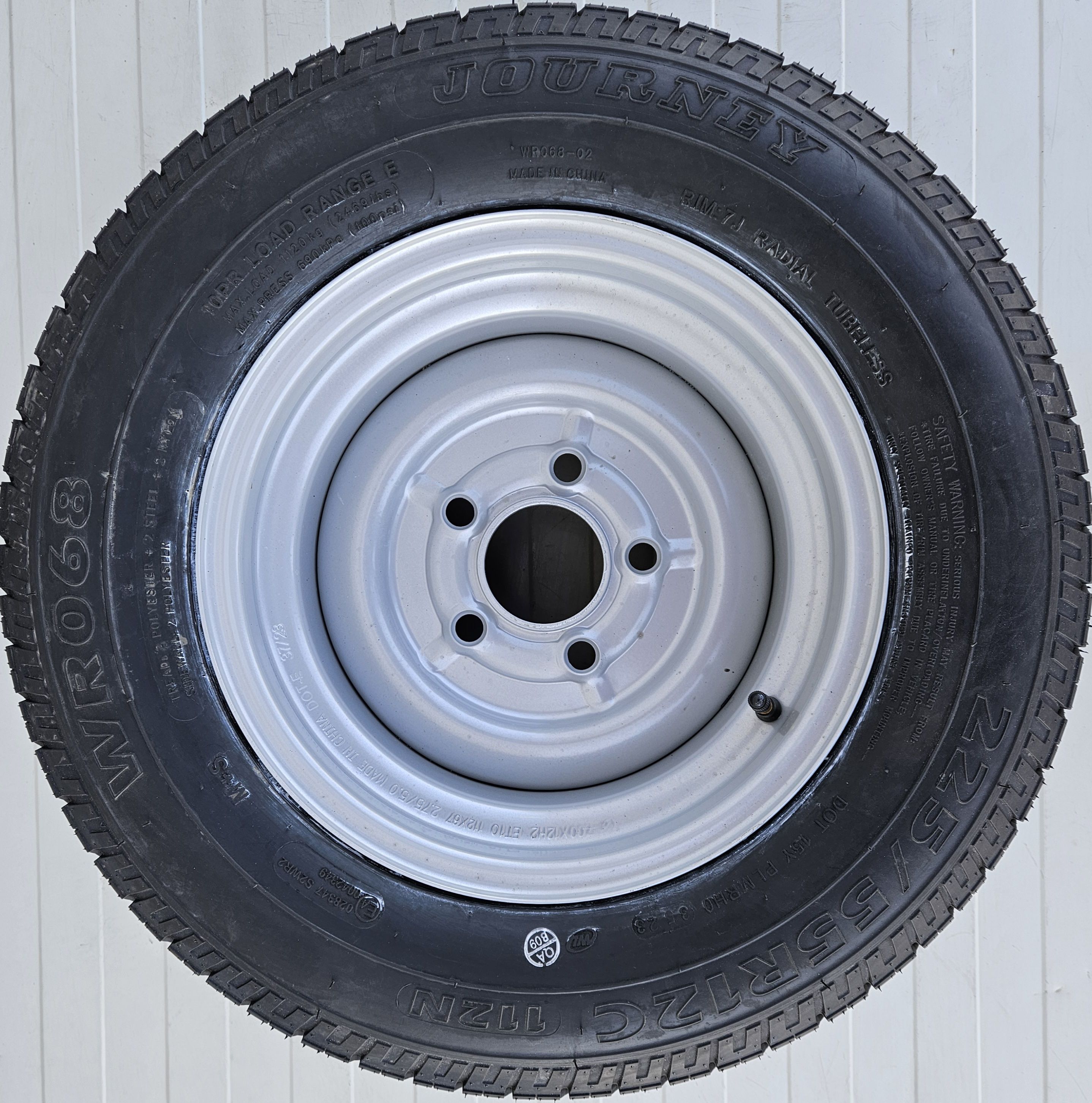 Roata 225/55 R12C 112N, Anvelopa Journey pe Janta 7Jx12 5/67/112 ET10