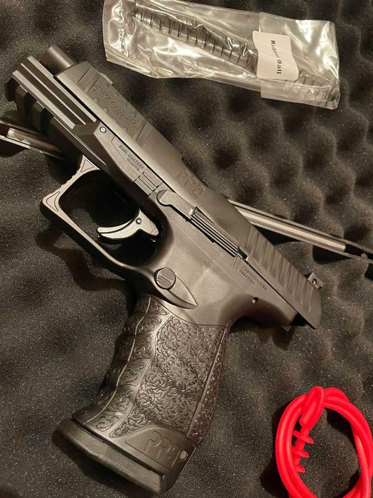 Pistol Airsoft Walther PPQ Mod22j 215m/s BileCauciuc AutoAparare LEGAL