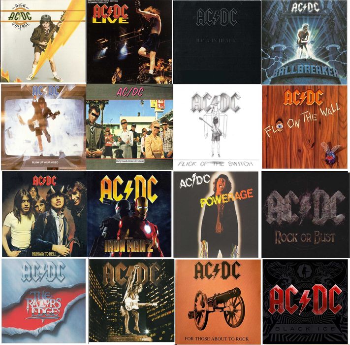 AC/DC - Colectie CD DVD Vinil LP