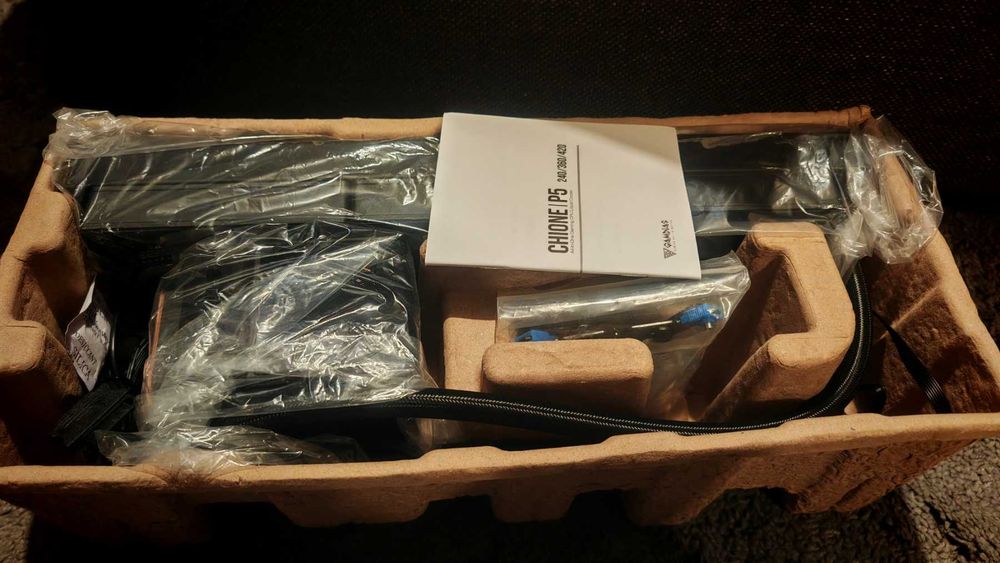 Водно охлаждане GAMDIAS CHIONE P5-360 WH AIO ARGB -3.4” IPS LCD, 360mm