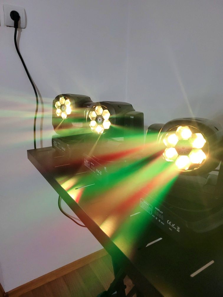 Lumini moving heads 90W RGBW laser dj club lumini formatie
