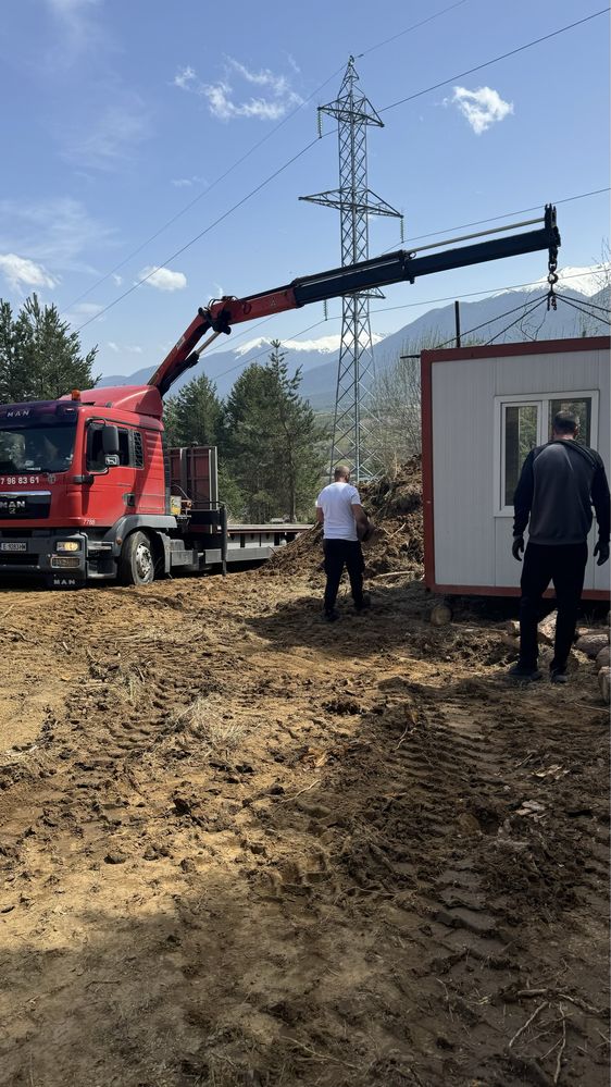 услуги камион с кран разлог банско и регион гоце делчев