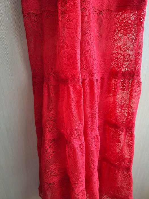 Rochie dantela rosie