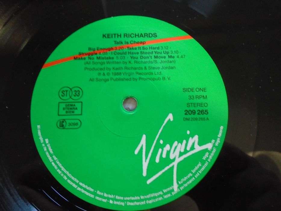 плоча Keith Richards