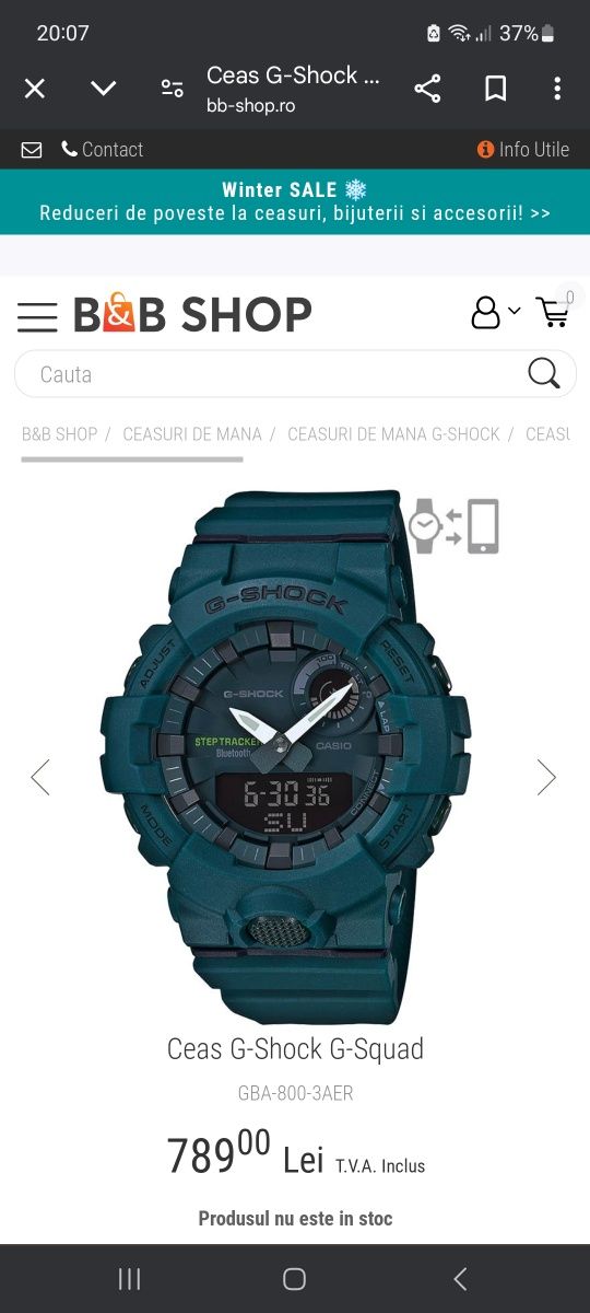Casio G Shock gba 800 3aer
