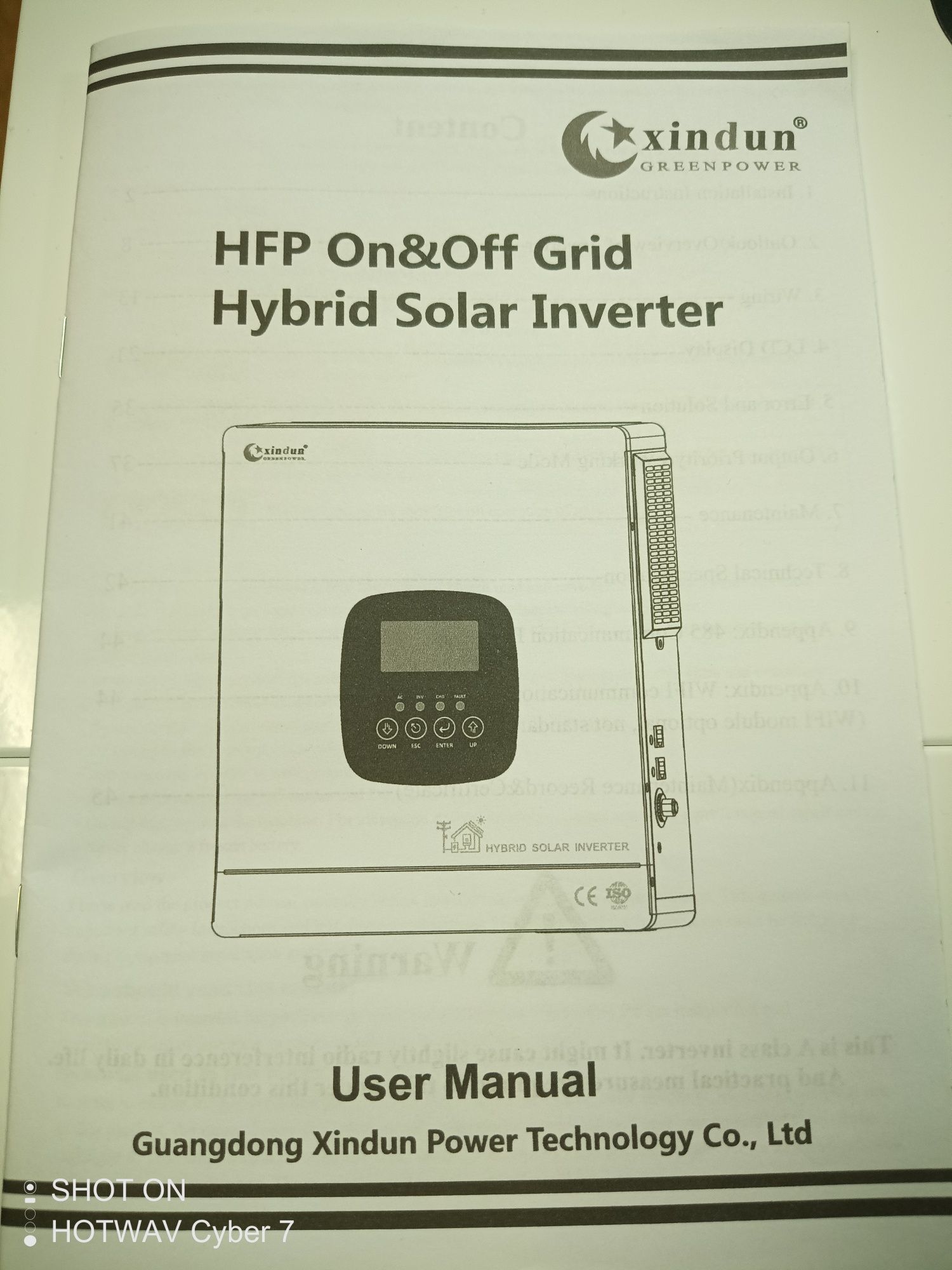 Хибриден инвертор 10.3kw