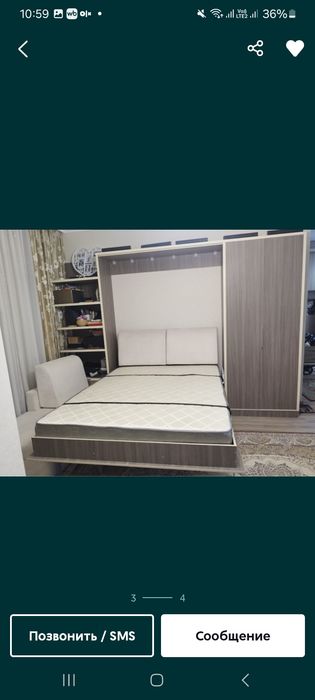 Продам кровать шкаф  диван  трансформер