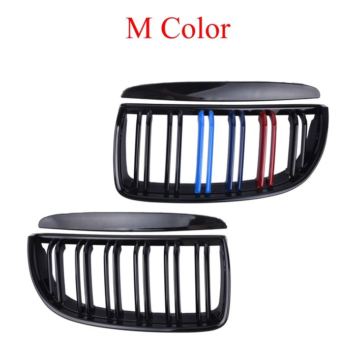 Set grila bara nari trei 3 culori M Bmw Seria 3 e90 non Facelift