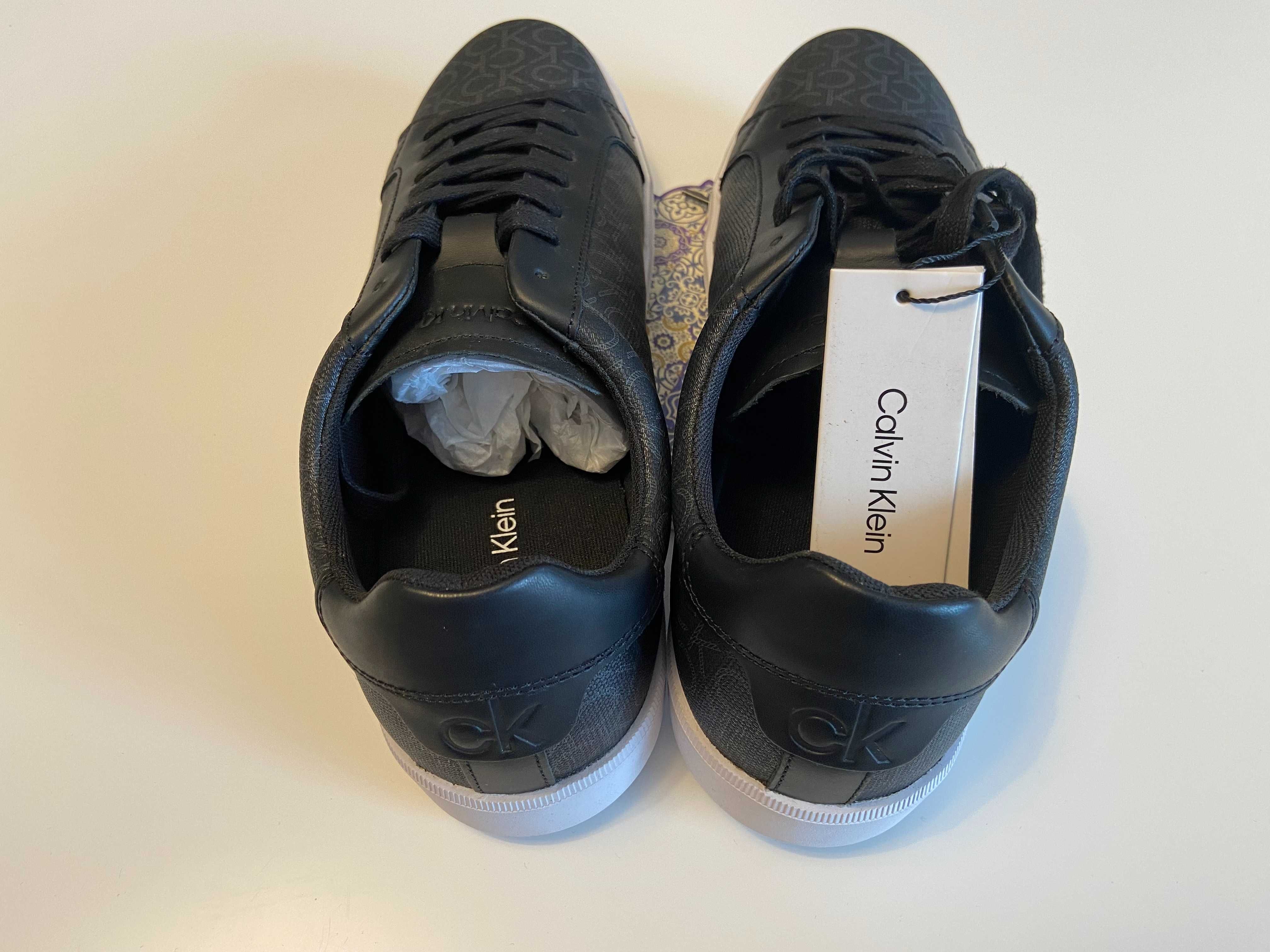 Sneakers Calvin Klein Low Top Lace Up Cv Mono Black HM0HM00262 size 43