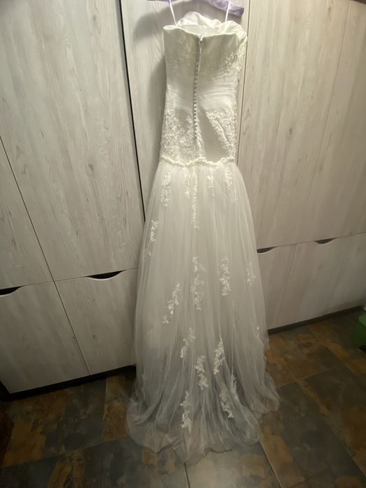 Rochie de Mireasa de la Princess Brides model Sirena marime S 56-57 kg