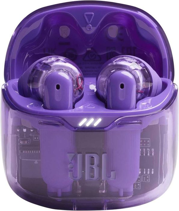Нови Bluetooth Безжични Слушалки JBL Tune Flex Ghost Edition TWS ANC