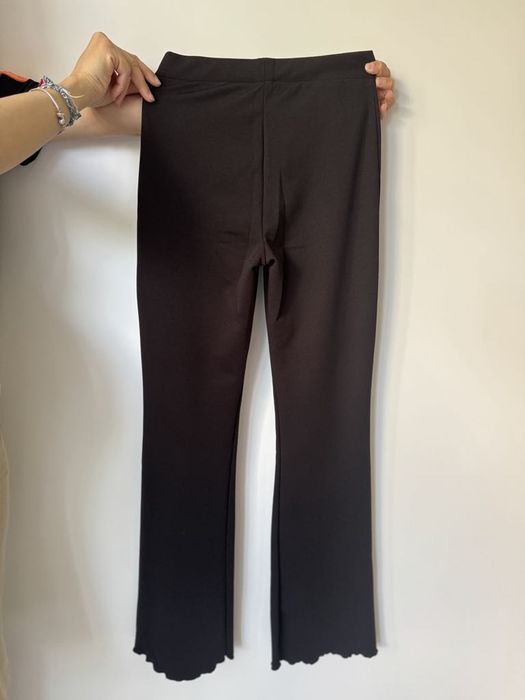 Черен елегантен панталон тип чарлстон