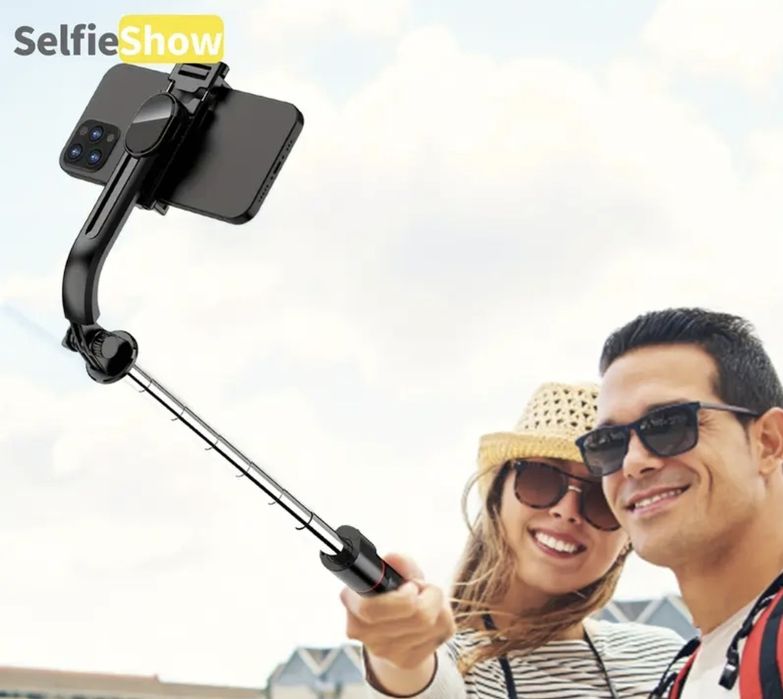Селфи стик стойка за телефон трипод с дистанционно управление нов сгъв