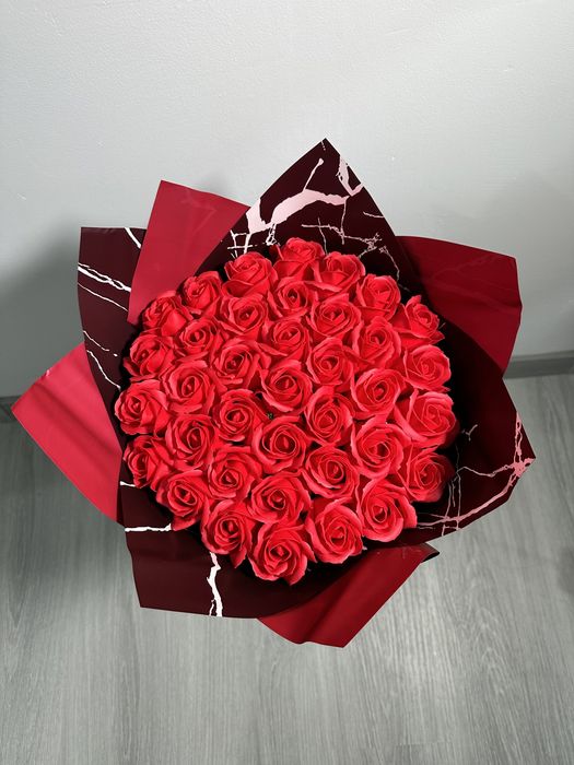 Buchete trandafiri sapun/stitch