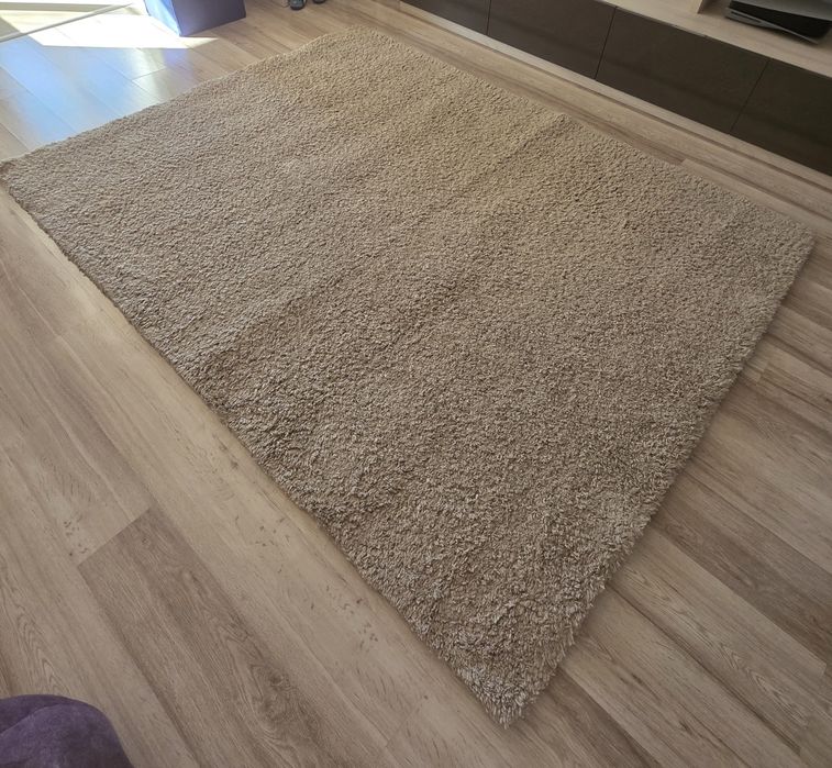 Covor Moldabela Shaggy gri-bej melanj 200/300 cm