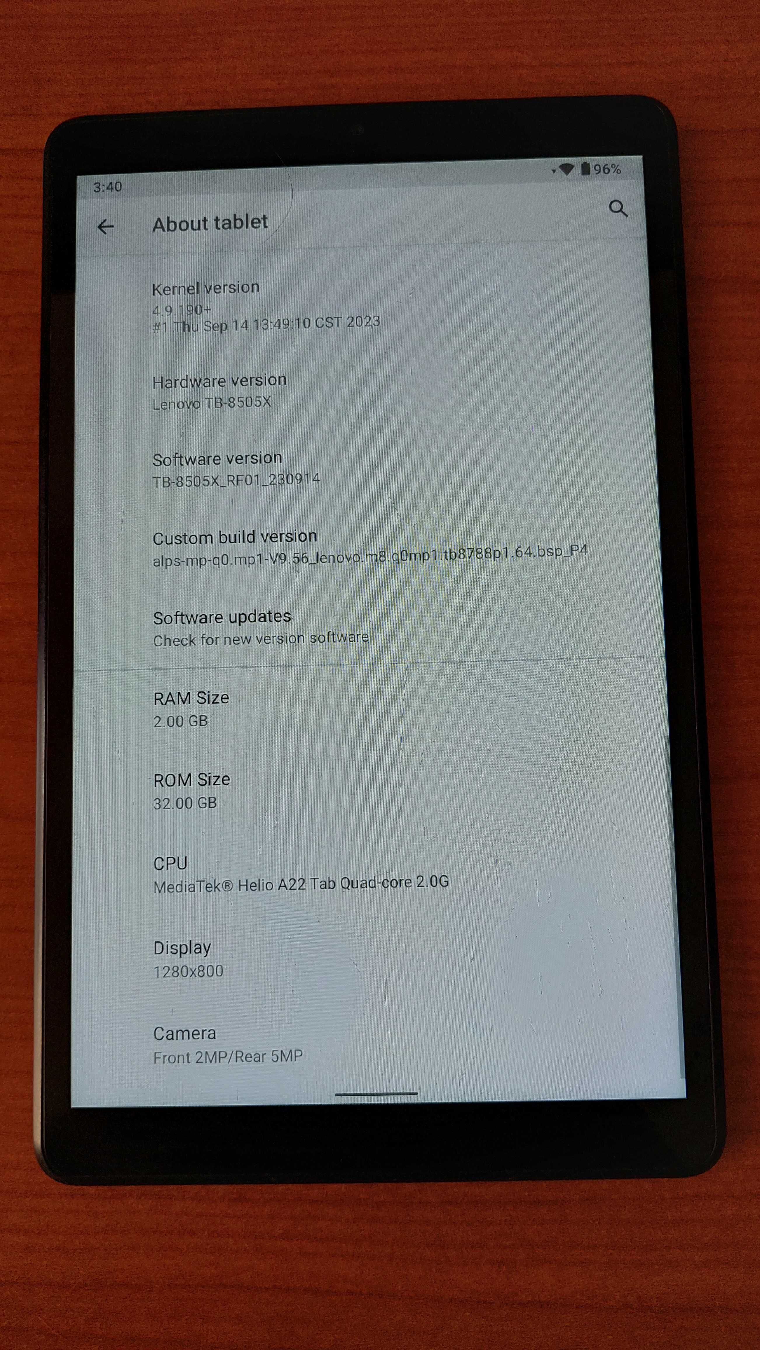 Таблет Lenovo TB-8505X