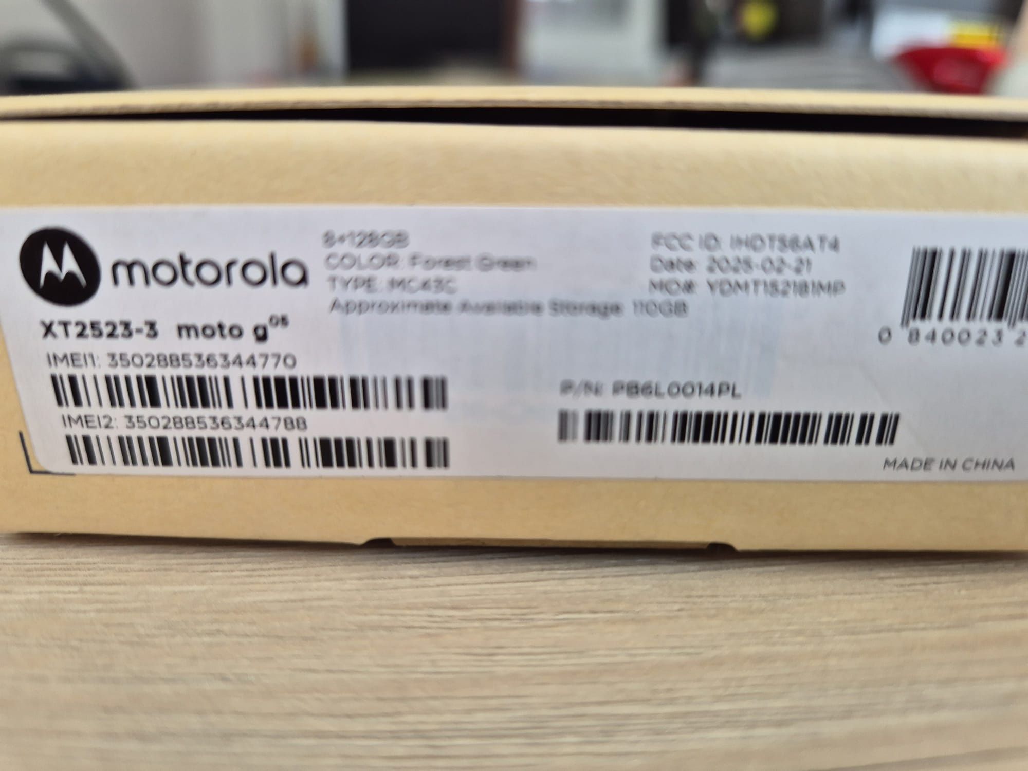 Motorola G 05 Forest Green