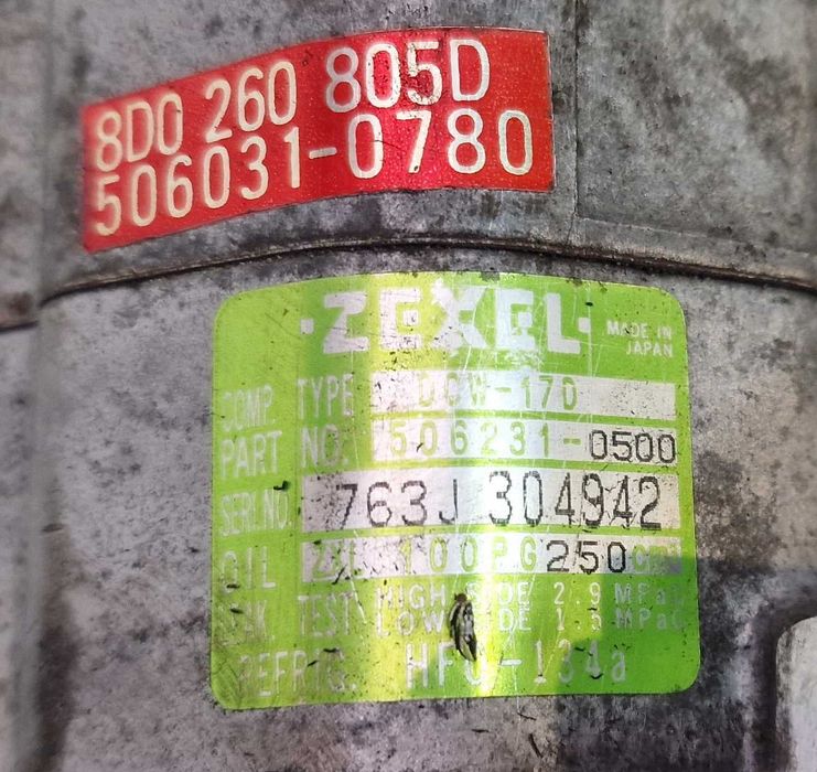 Компресор Климатик Ауди А4 Б5 Пасат Б5 1.6 1.8 1.9 Audi A4 Passat B5