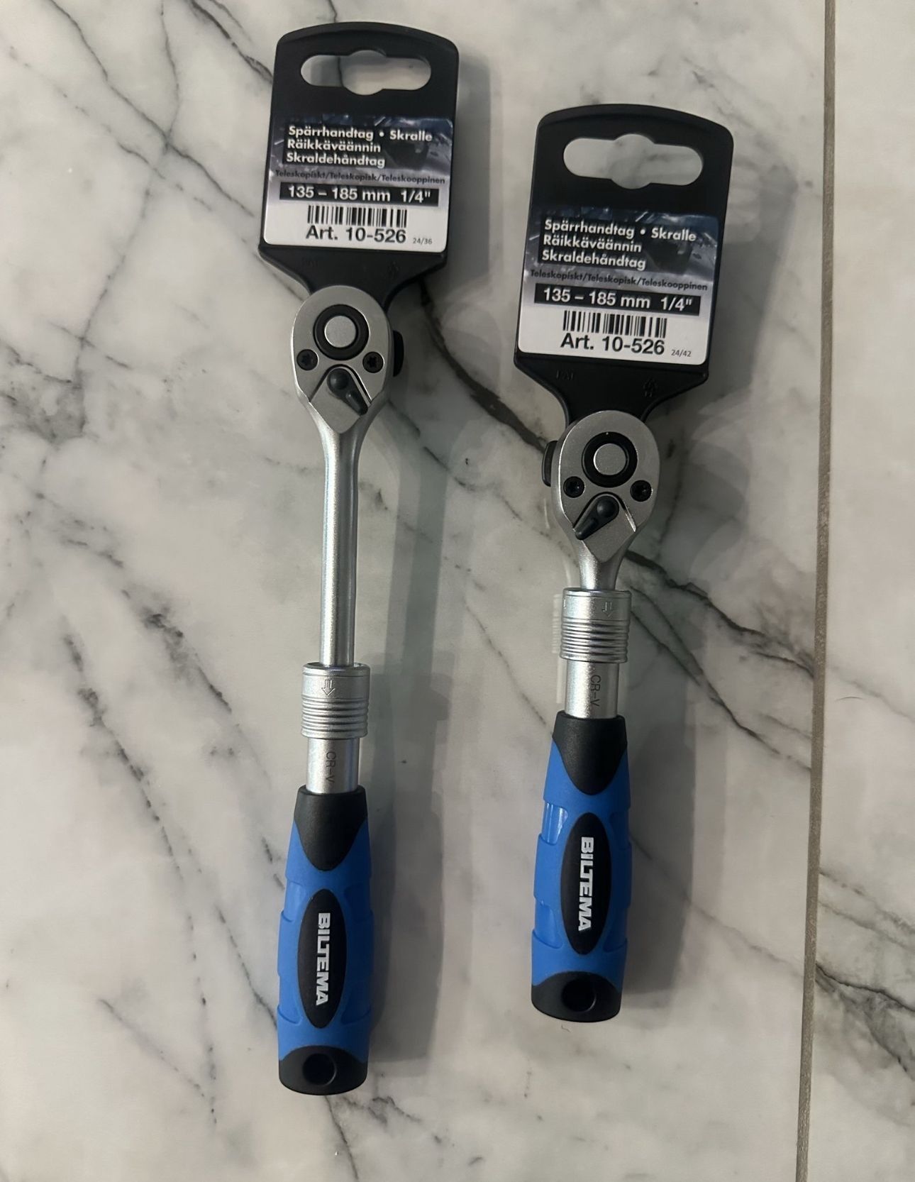Clichet profesional biltema / clicheti 1/4, 3/8, 1/2 - crichet premium
