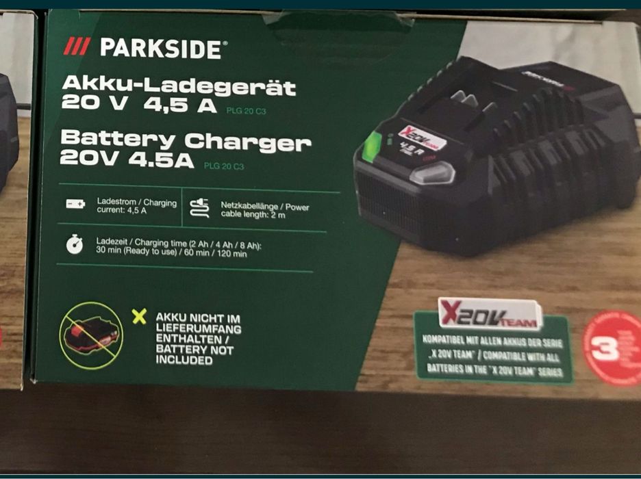 Incarcator rapid parkside 20v 4,5a