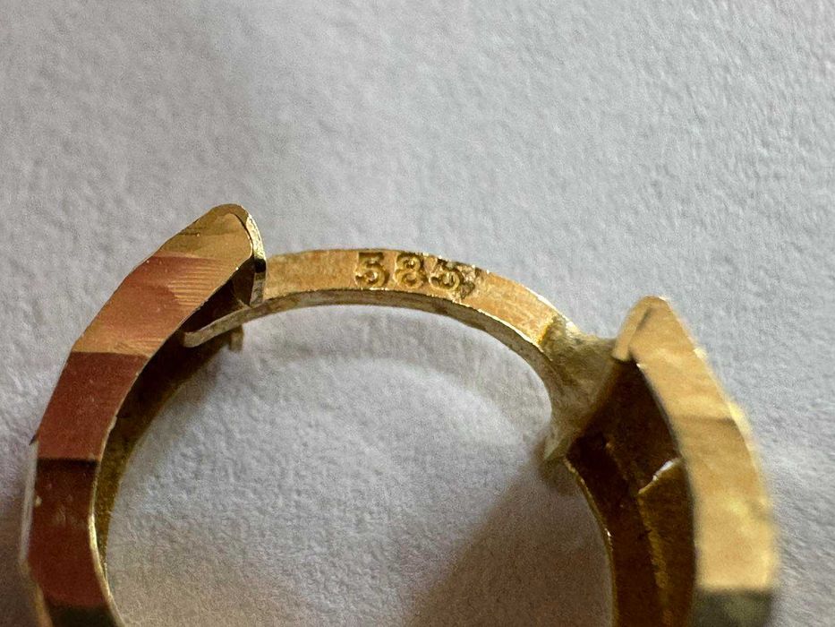 Златни обеци 14К