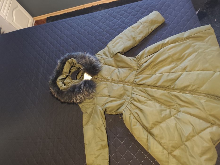 Яке на Elisabetta Franchi размер S, без забележки. Яка естествен косъм