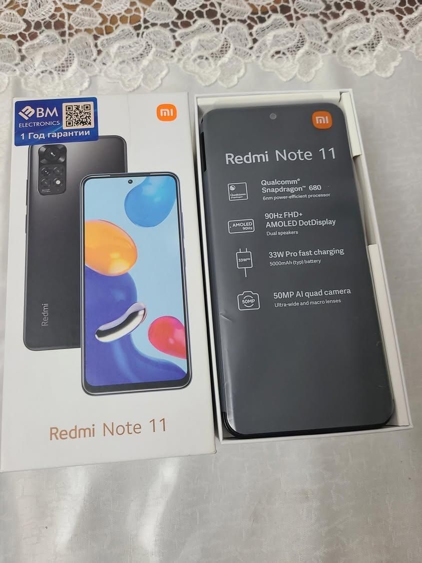 Redmi note 11 4+4/64 gb