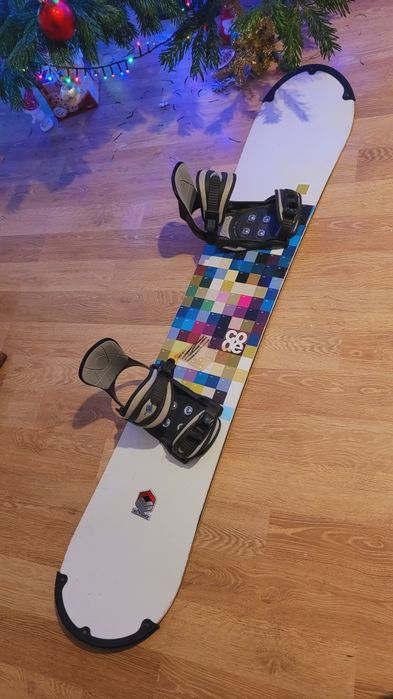 Placa snowboard FTWO 145 cu legături Salomon
