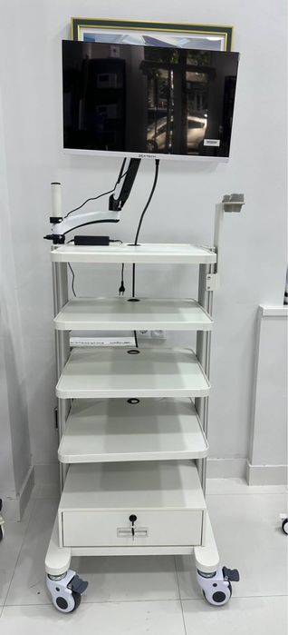 Лапароскопическая тележка, эндоскопическая стойка в наличии