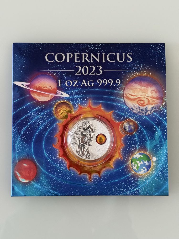 Monedă argint Germania Mint Copernicus 1 Oz BU 2023