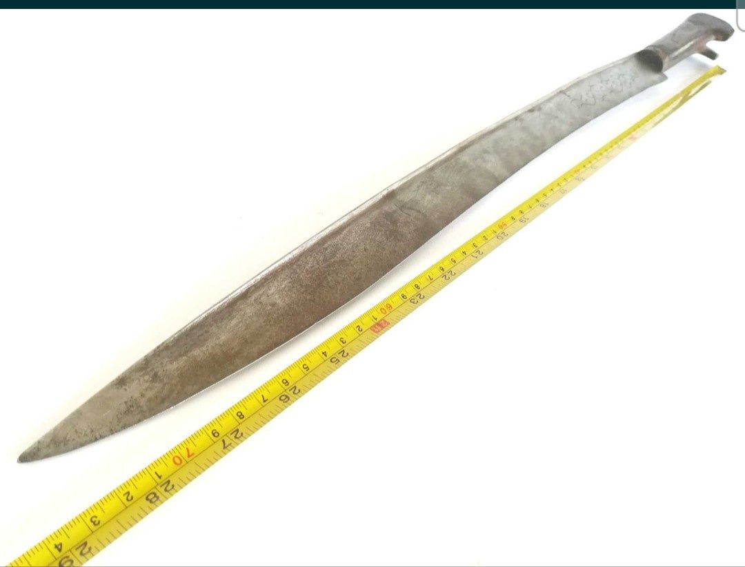 Автентичен голям османски каракулак- ятаган сабя меч нож