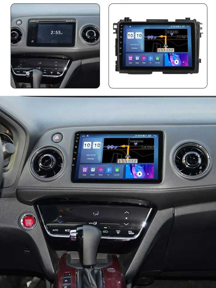 Navigatie Android 13 HONDA HR-V 2013-2018 1/8 Gb Waze CarPlay + CAMERA