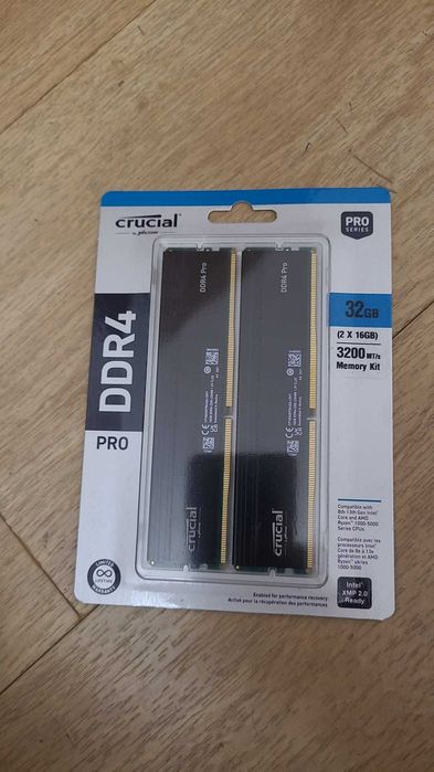Memorie Crucial Pro 32GB Kit (2x16GB) DDR4-3200 , SIGILATE NOI