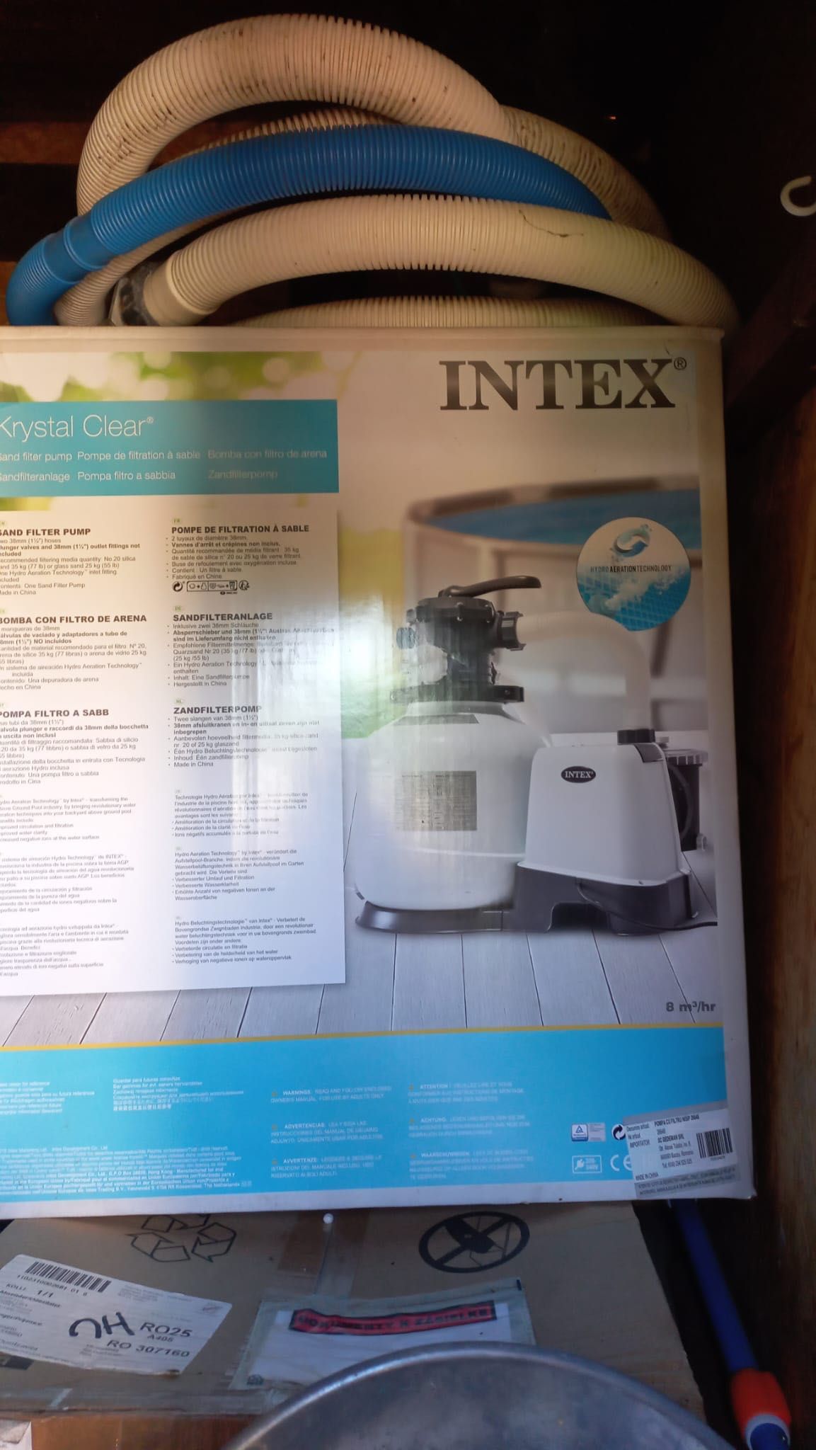 Vând pompa filtrare apa cu nisip Intex