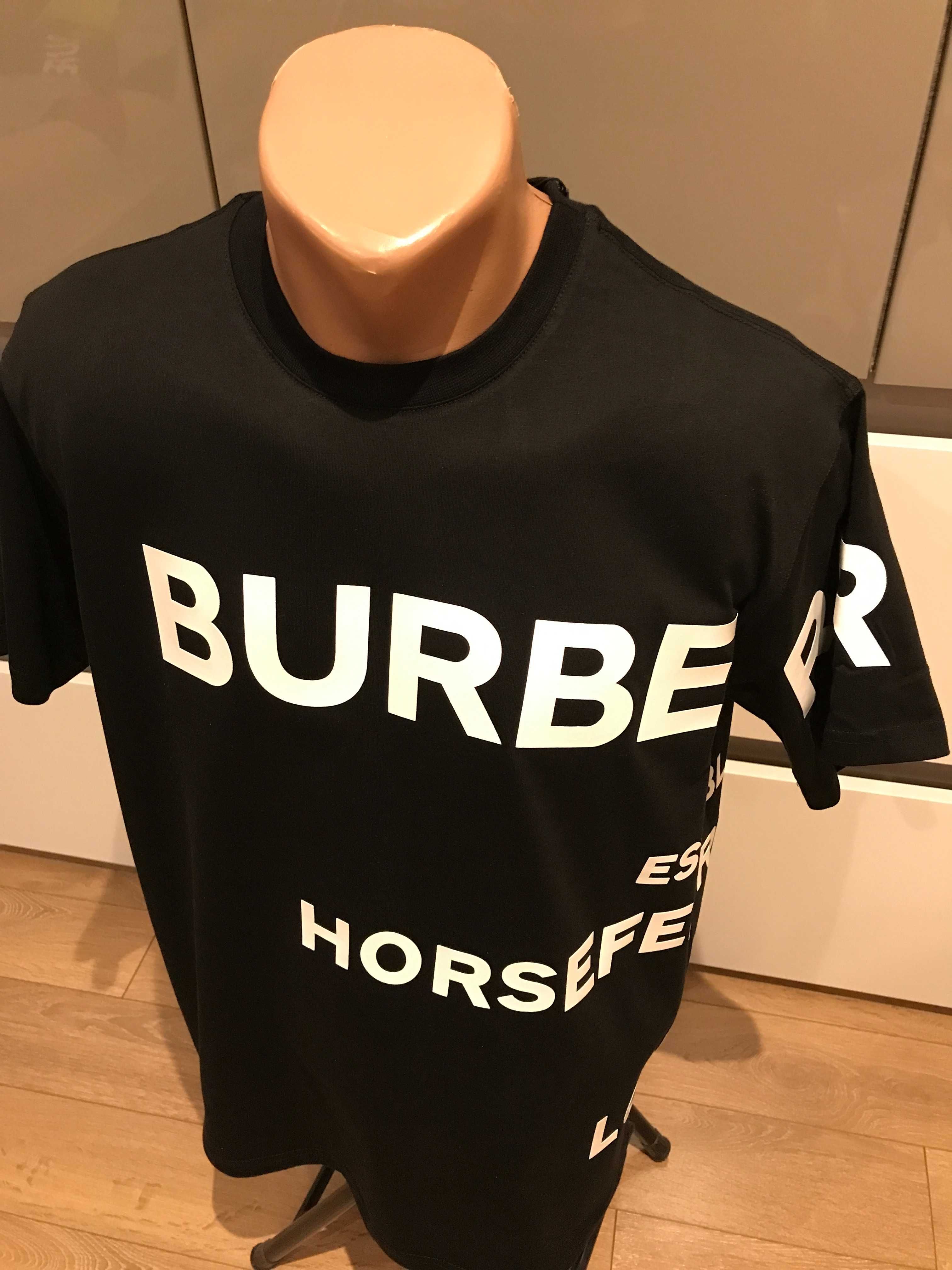BURBERRY, ОРИГИНАЛНА Horseferry OVERSIZED тениска, размер: L