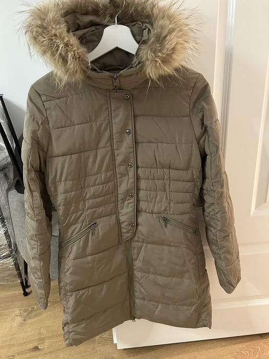 Geaca gluga cu blana naturala