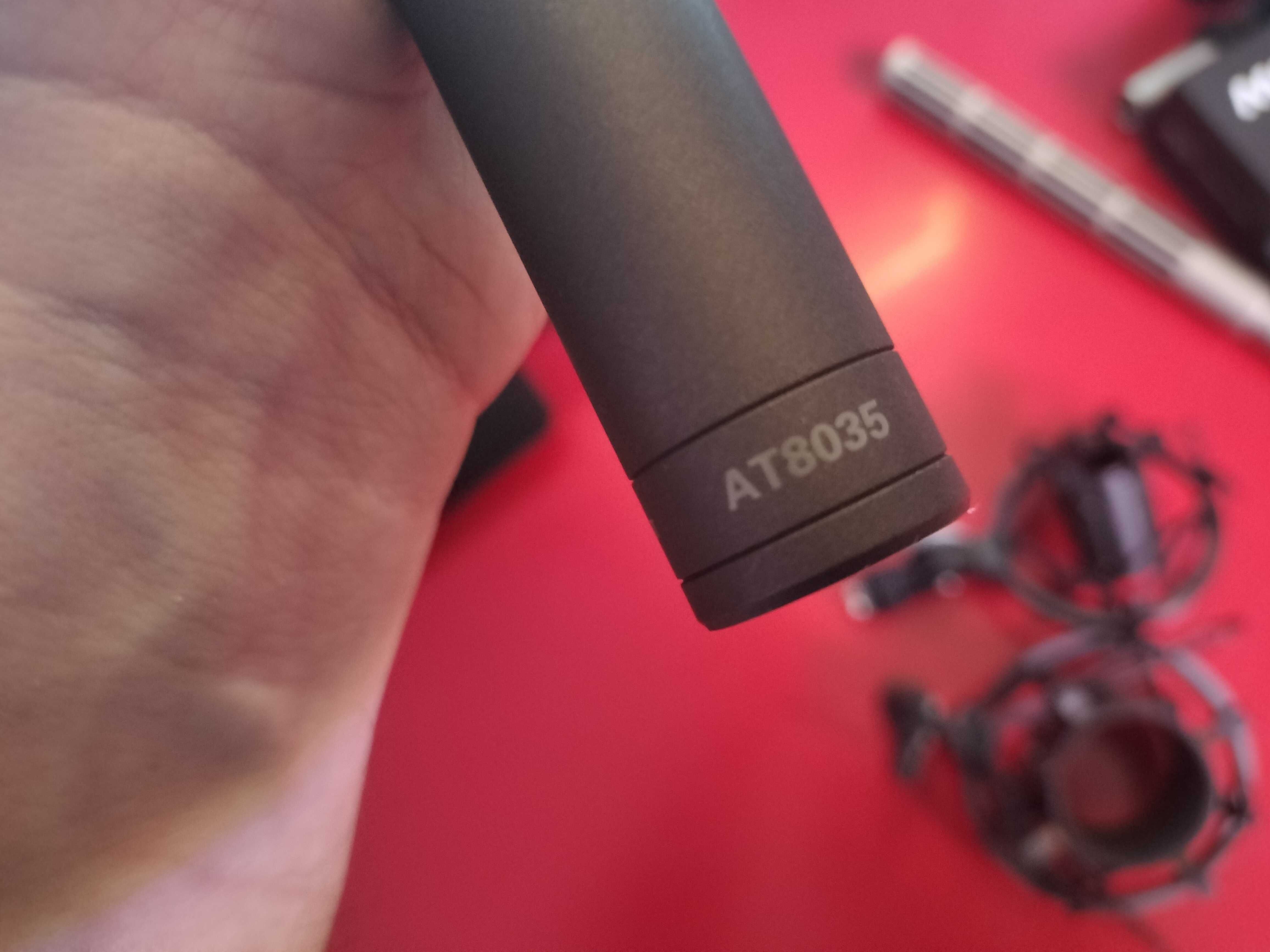 AKG C 451B, ZOOM 2, Shotgun Technica AT8035, Sennheiser K2 U, Movo VXR