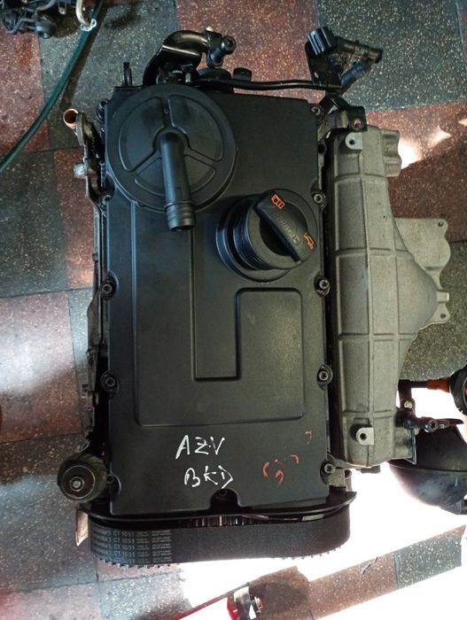 Motor complet fara anexe vw touran 2.0tdi azv vw golf5 audi a3 bkd