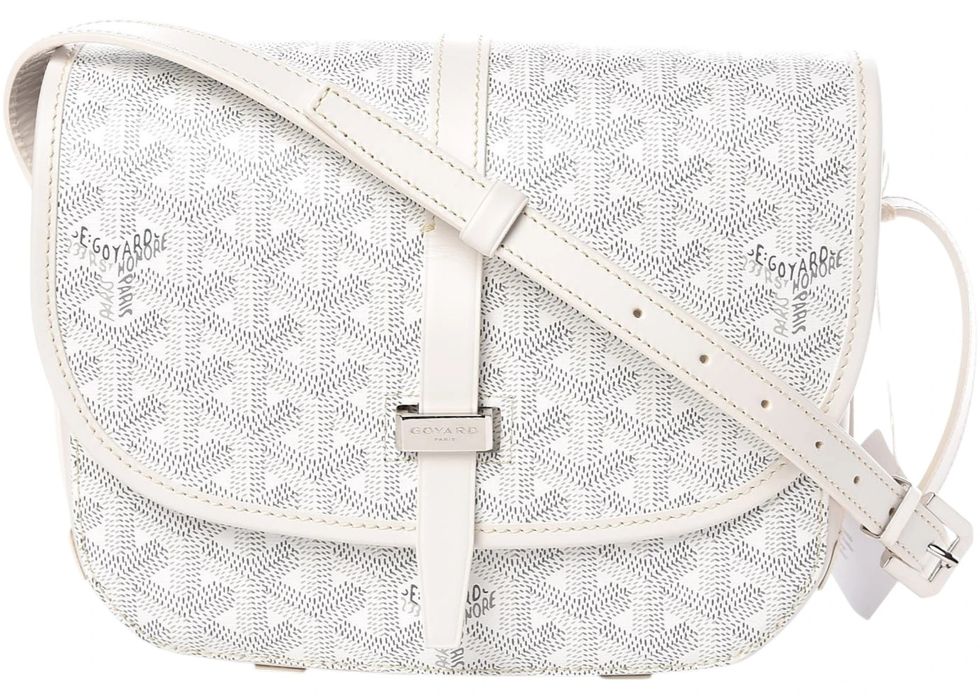 Чанта Goyard бял цвят