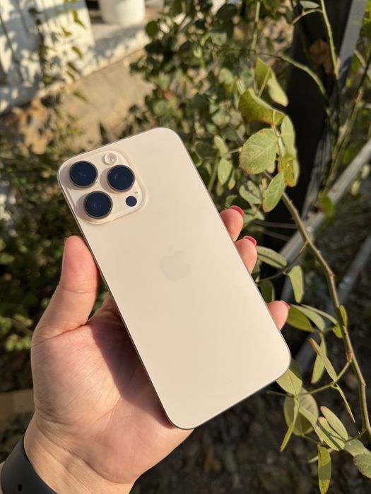 Iphone 16 Pro Max 256GB Desert Titanium 100 % EAC