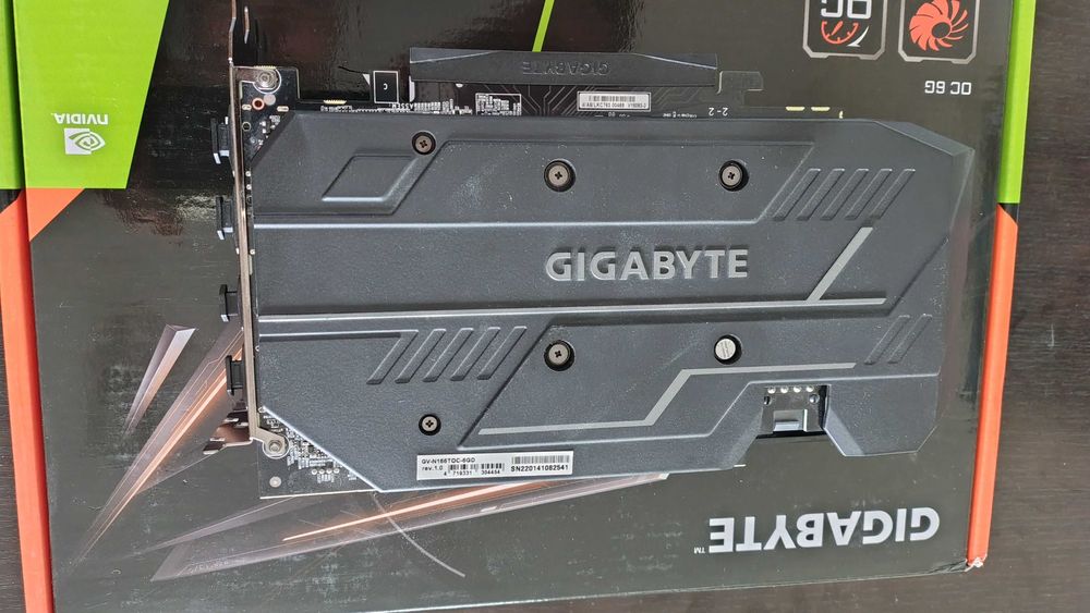 Видео карта, gigabyte GTX 1660 super, 1660 ti,  6gb, нова!