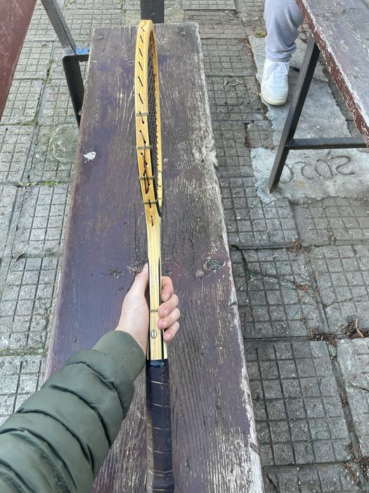 Винтидж Дорвена Тенис Ракета Snauwaert - Колекционерска / Декорация